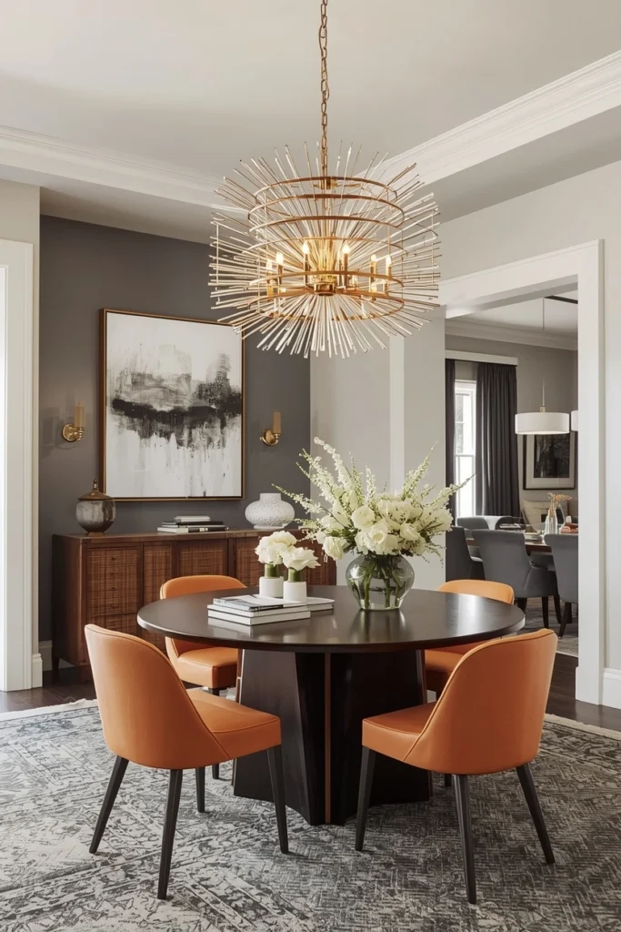 Statement Chandeliers as Focal Points