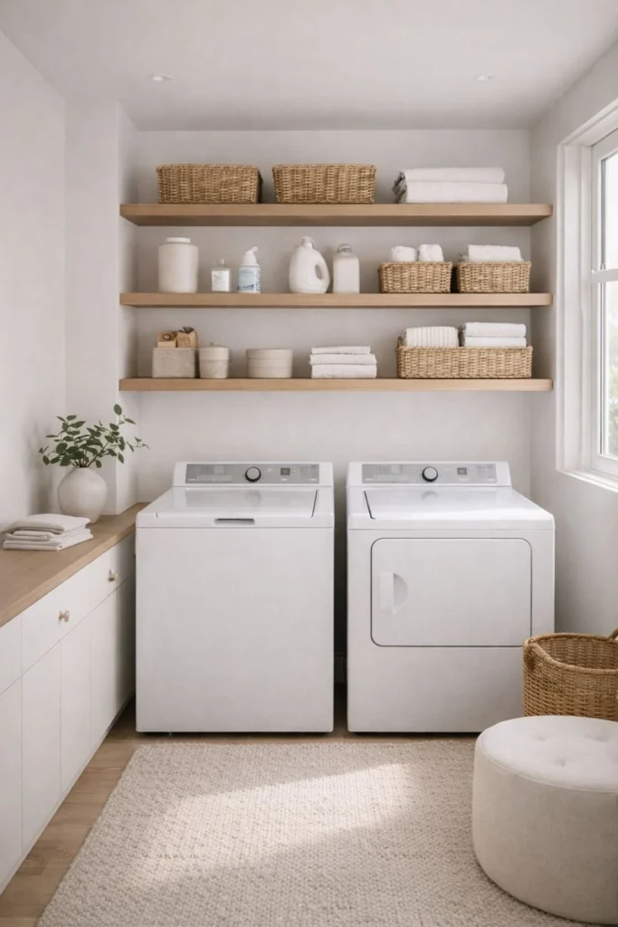 Wall-Mounted Open Shelving