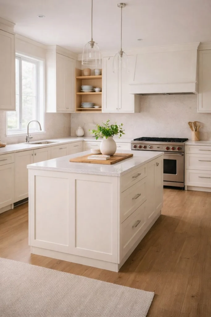 Warm White with Soft Undertones