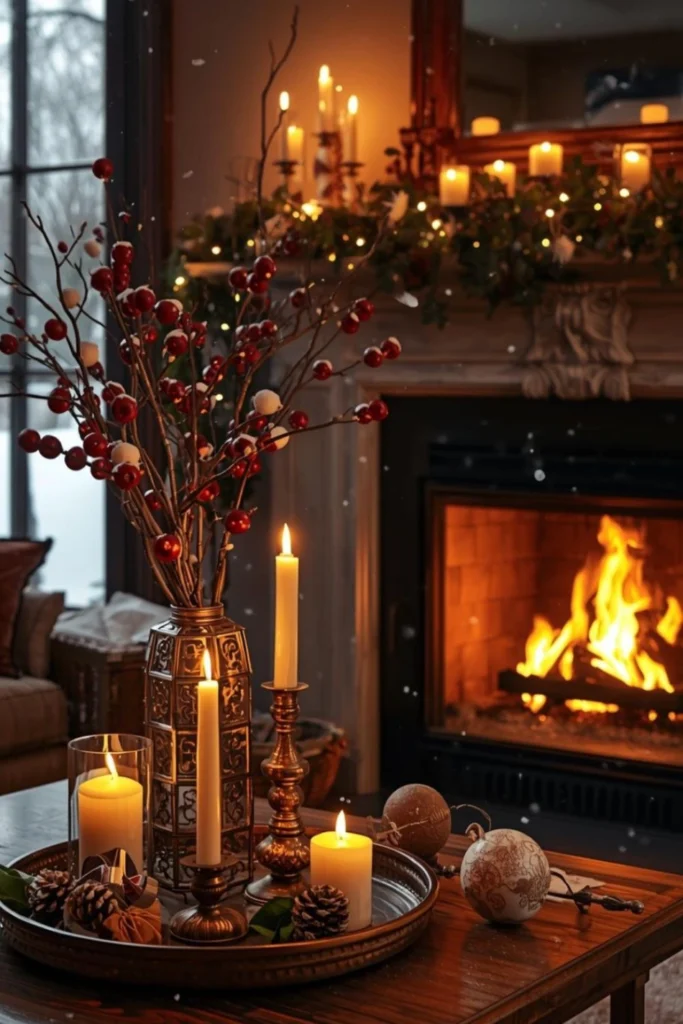 Incorporate Candles for Soft Warmth