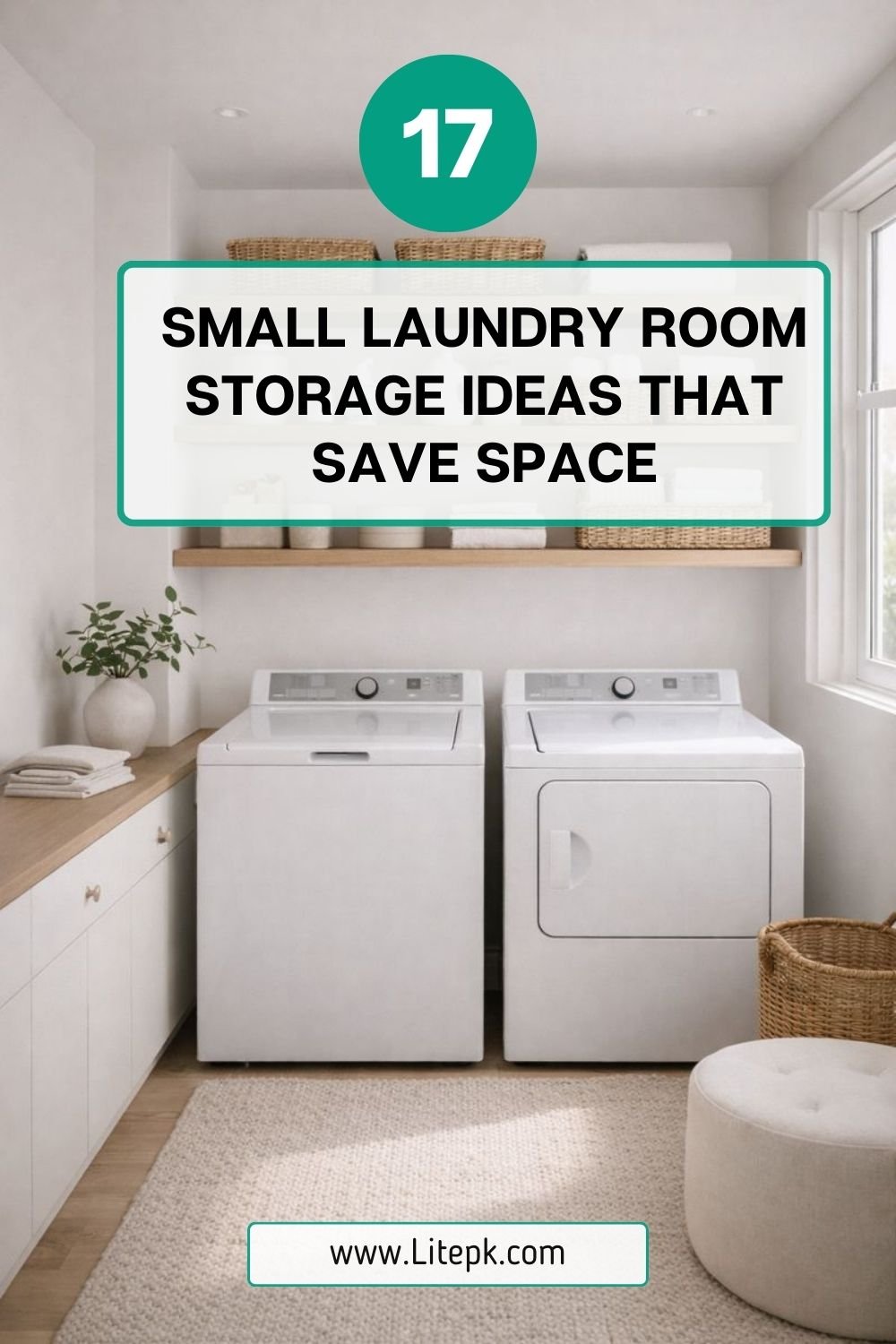 17 Small Laundry Room Storage Ideas That Save Space