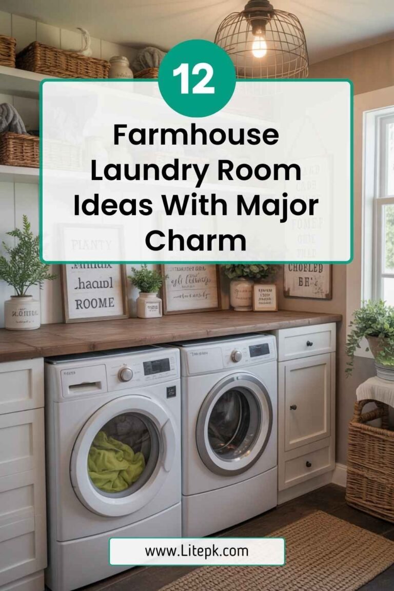 12 Farmhouse Laundry Room Ideas With Major Charm