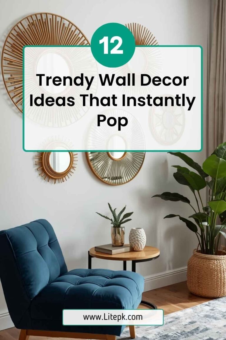 12 Trendy Wall Decor Ideas That Instantly Pop