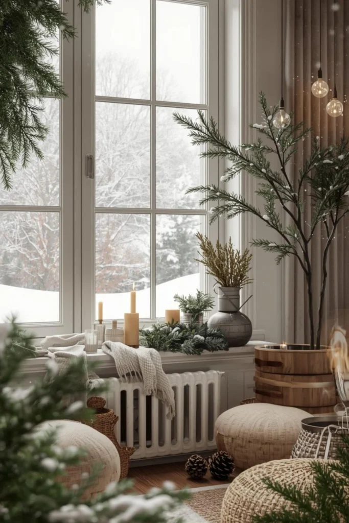 Decorate with Seasonal Greenery