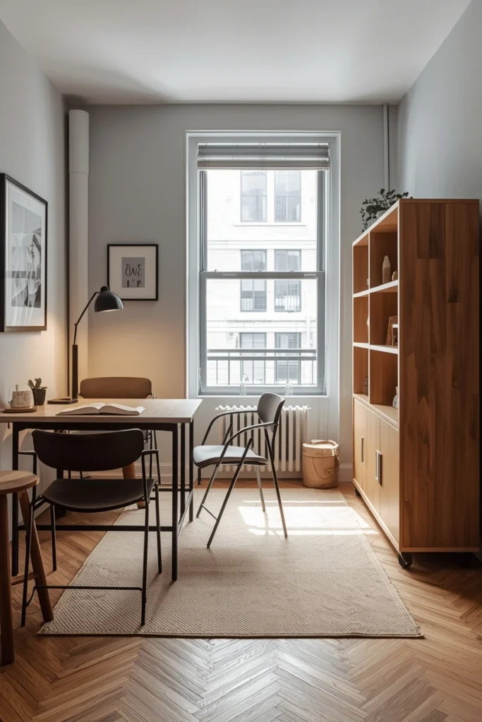 Flexible Layout with Moveable Furniture