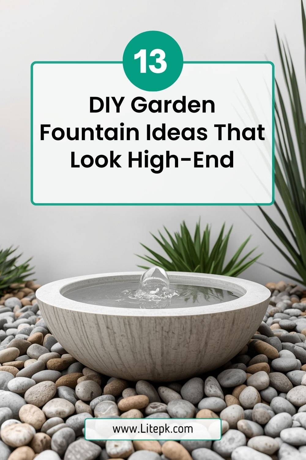 13 DIY Garden Fountain Ideas That Look High-End
