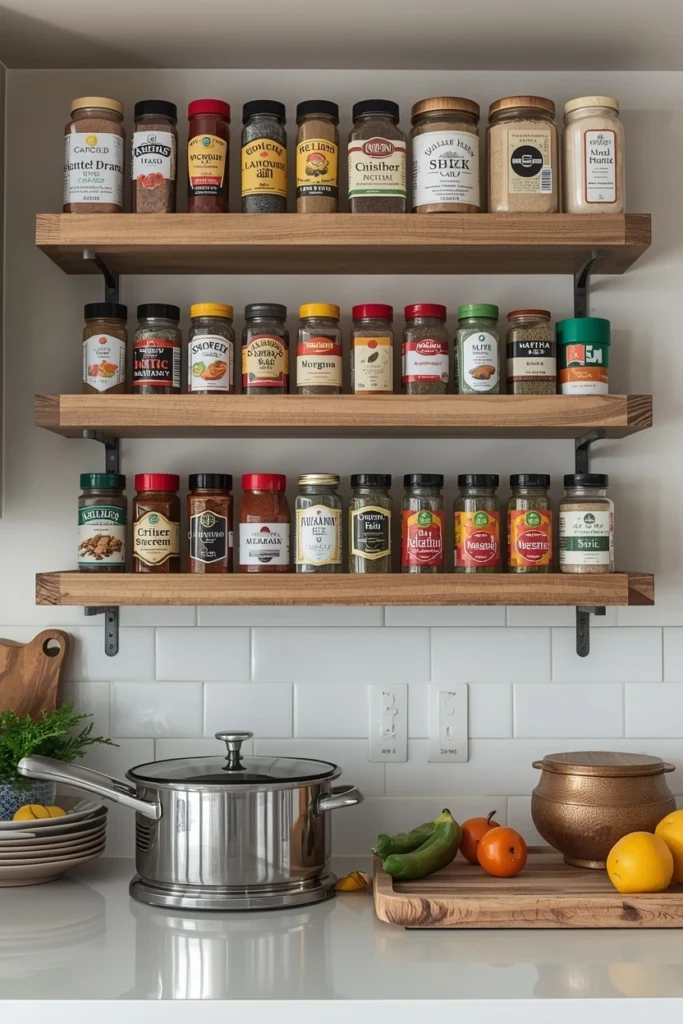 Wall-Mounted Spice Racks