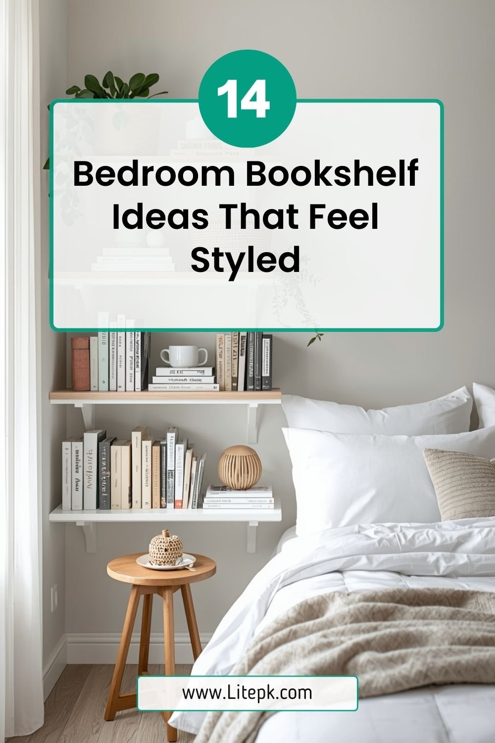 14 Bedroom Bookshelf Ideas That Feel Styled