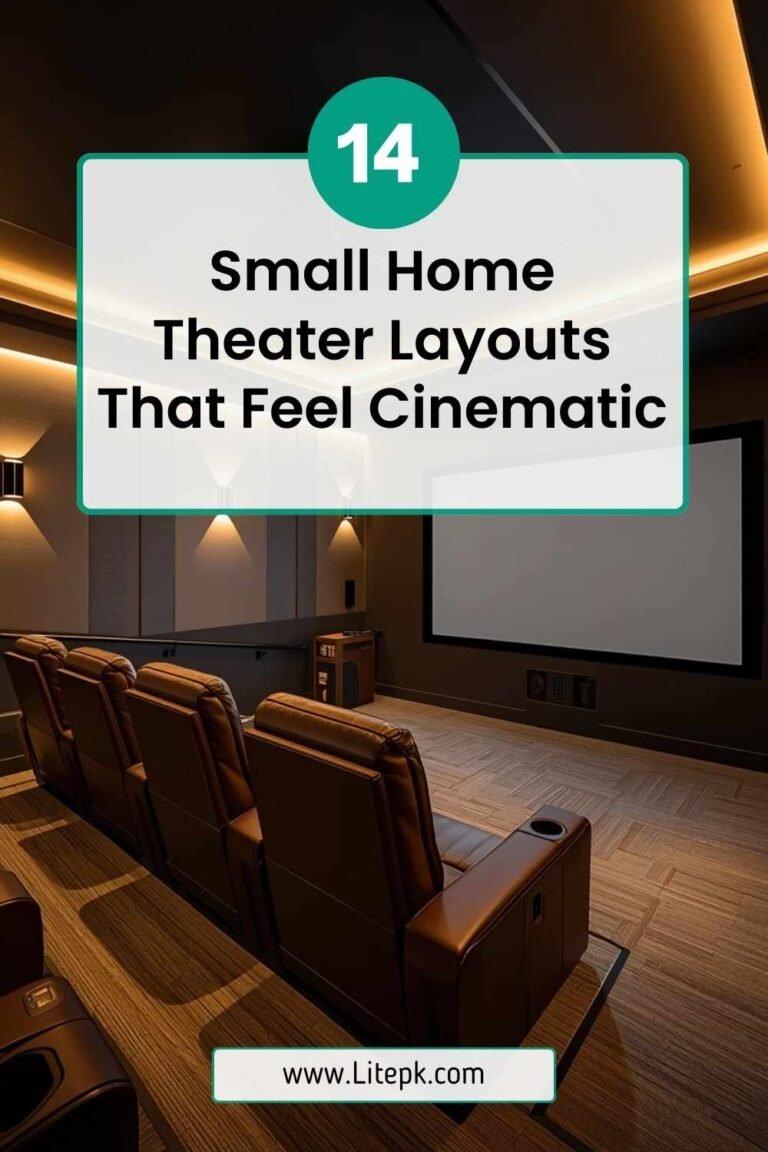14 Small Home Theater Layouts That Feel Cinematic