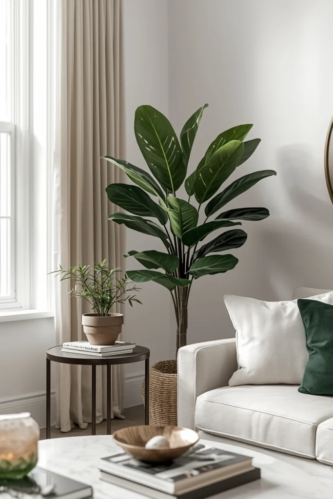 Add Greenery for a Fresh, Lived-In Look