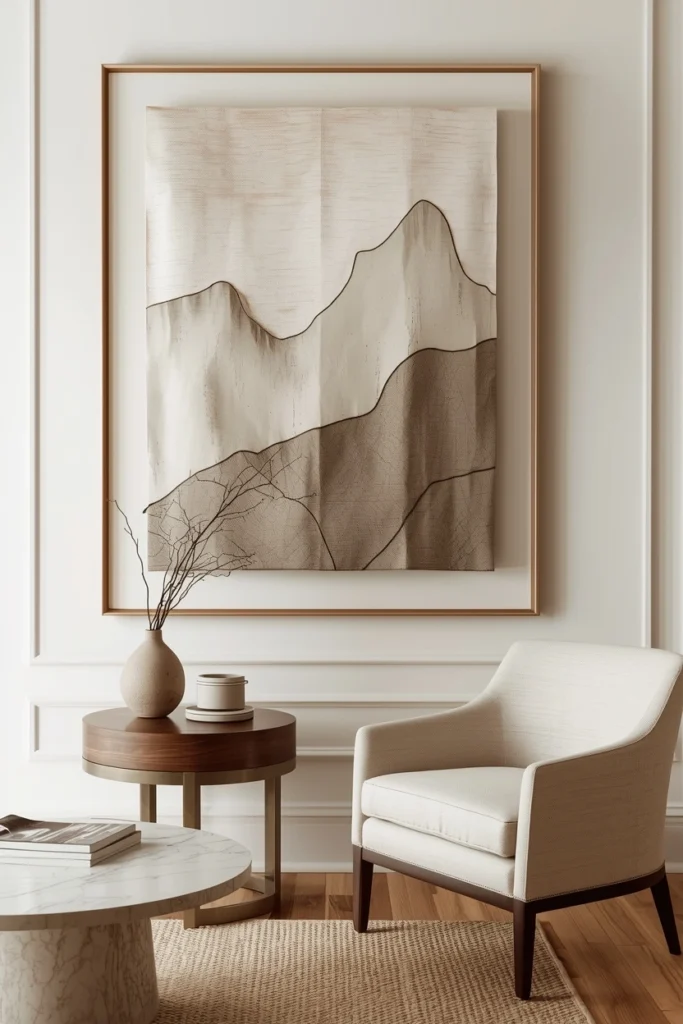 Framed Fabric and Textile Art