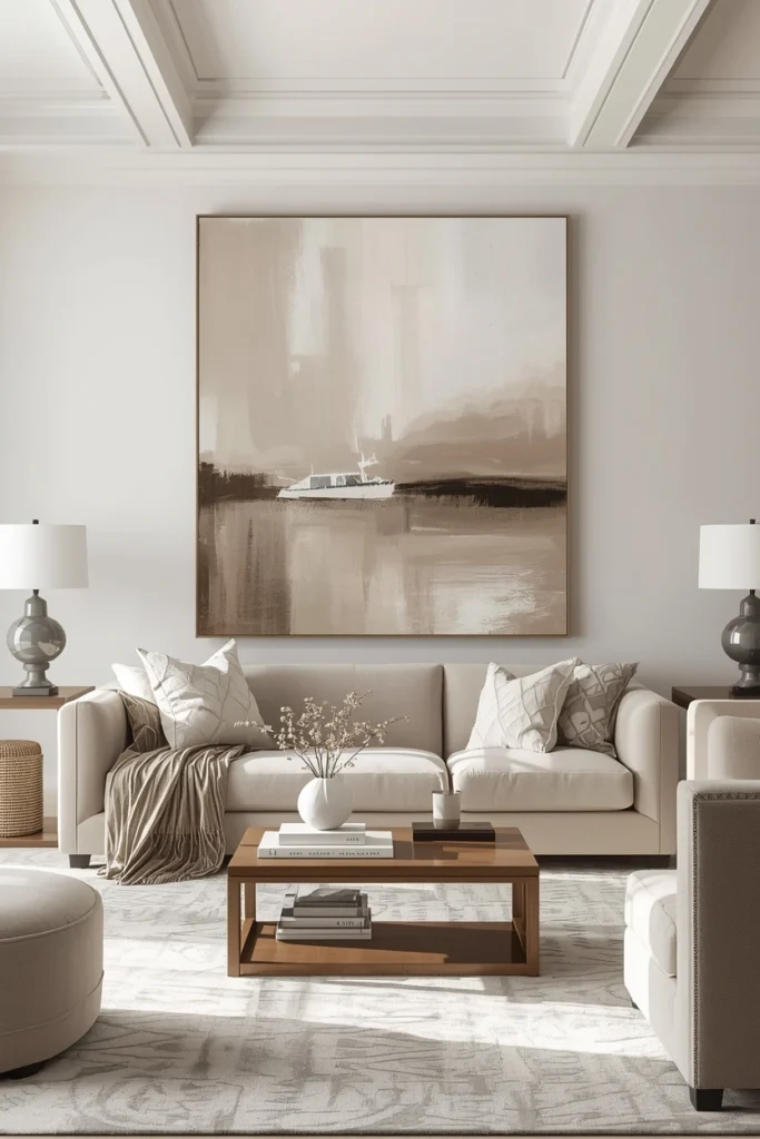 Large-Scale Neutral Artwork