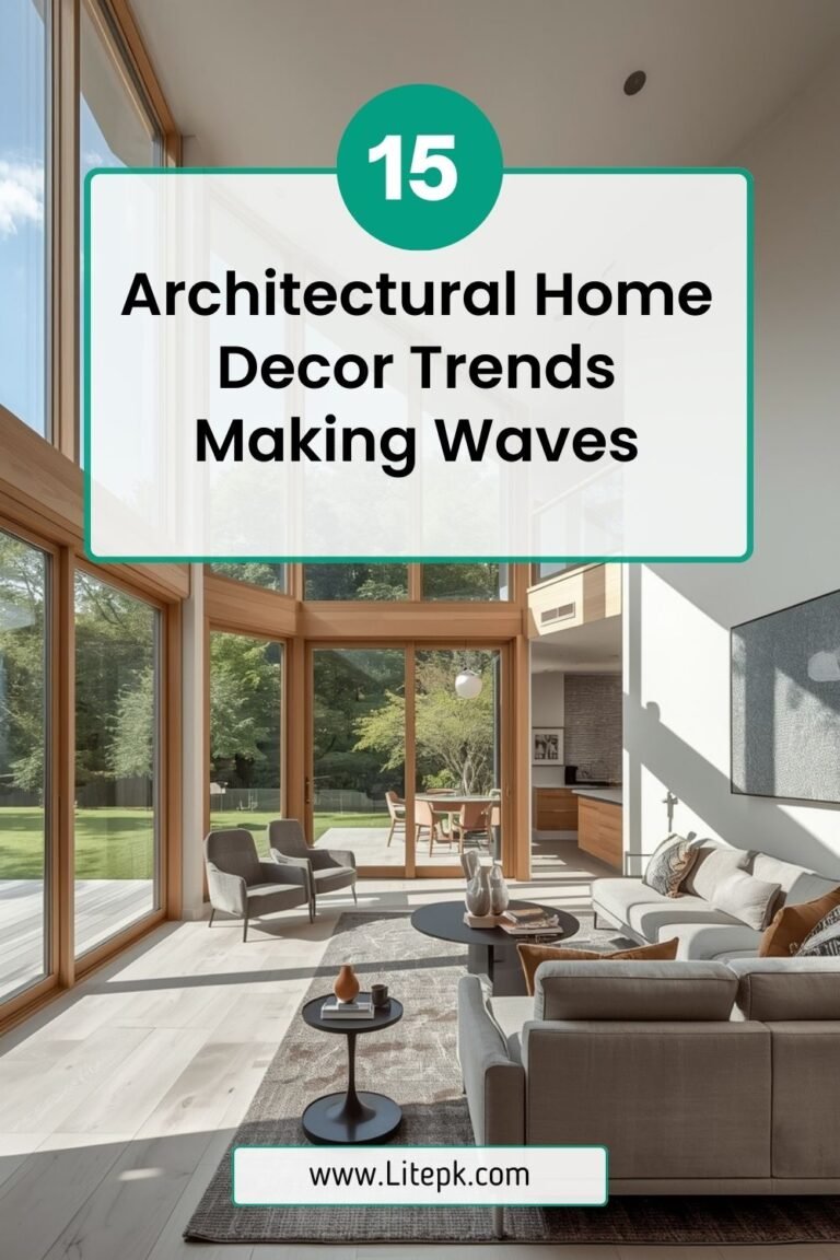 15 Architectural Home Decor Trends Making Waves