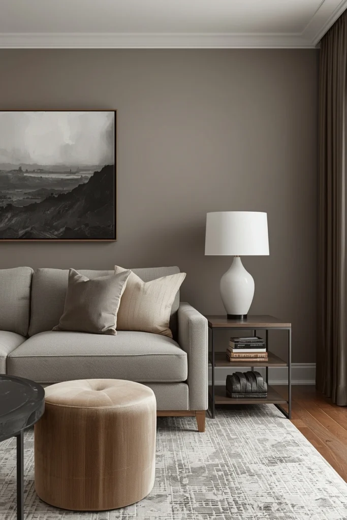 Mushroom Taupe and Warm Gray