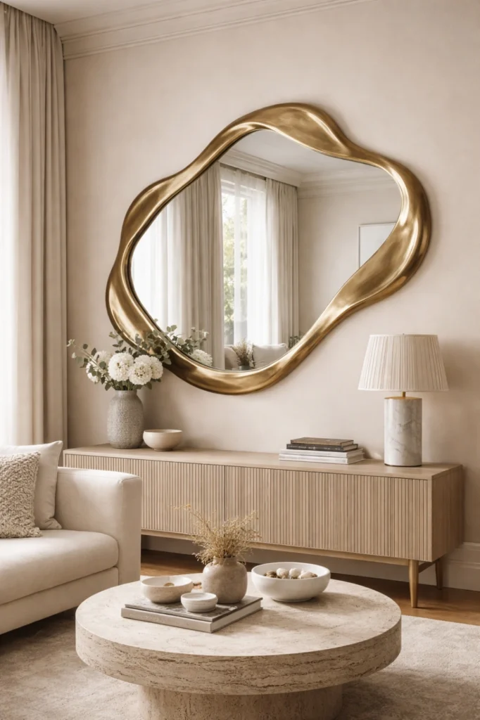 Statement Mirrors as Wall Art