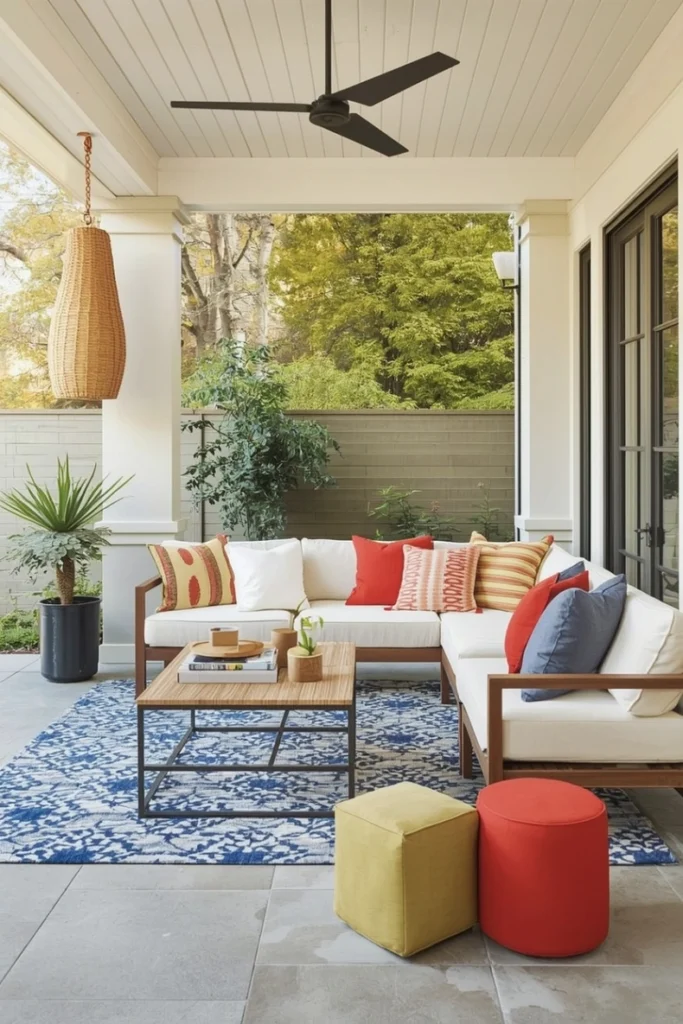 Bold Outdoor Color Accents