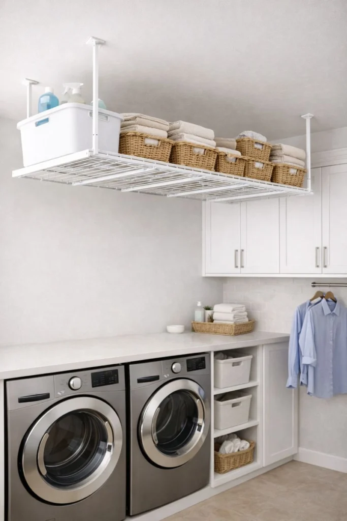Ceiling-Mounted Storage Racks
