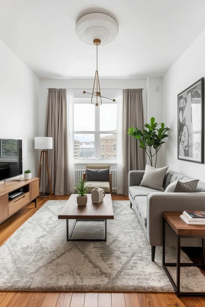 Zoned Layout Using Area Rugs