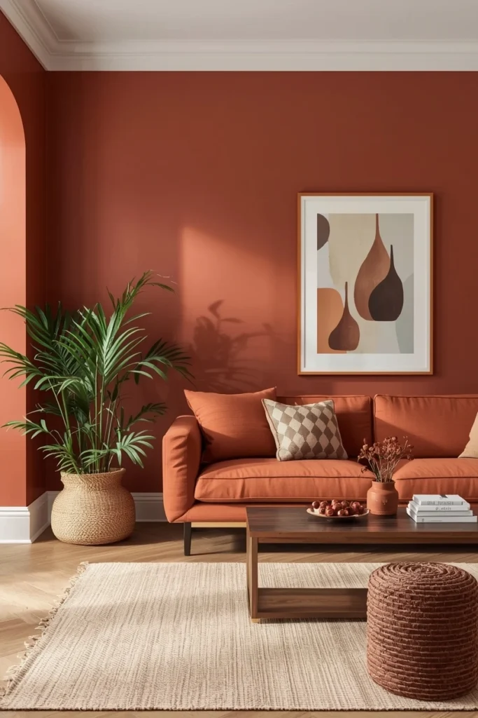 Bold Terracotta and Clay Tones