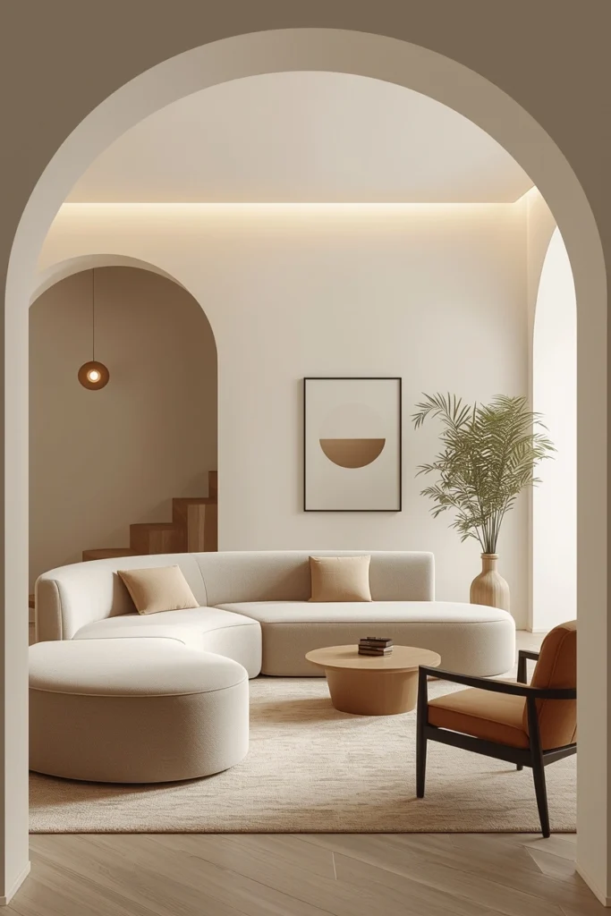 Curved Furniture and Soft Shapes