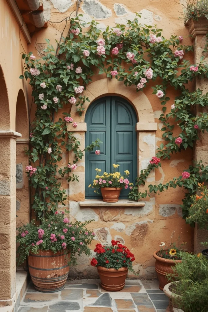 Mediterranean-Inspired Garden Murals