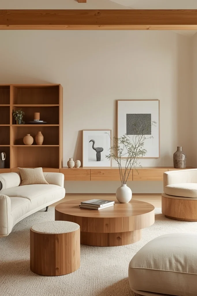 Natural Wood in Warm Neutral Tones