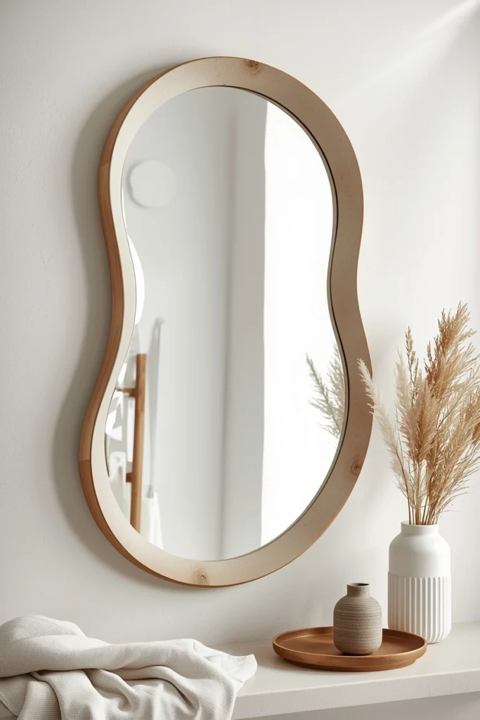 Sculptural Mirrors With Soft, Flowing Lines