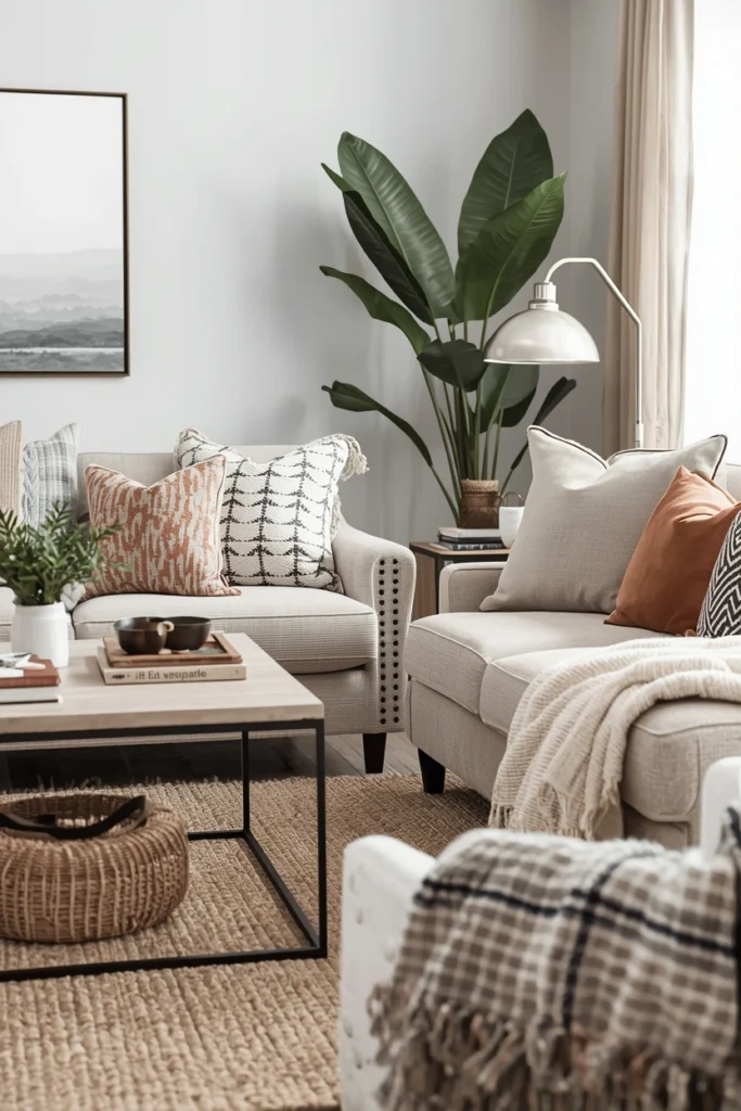 Upgrade Throw Pillows and Blankets