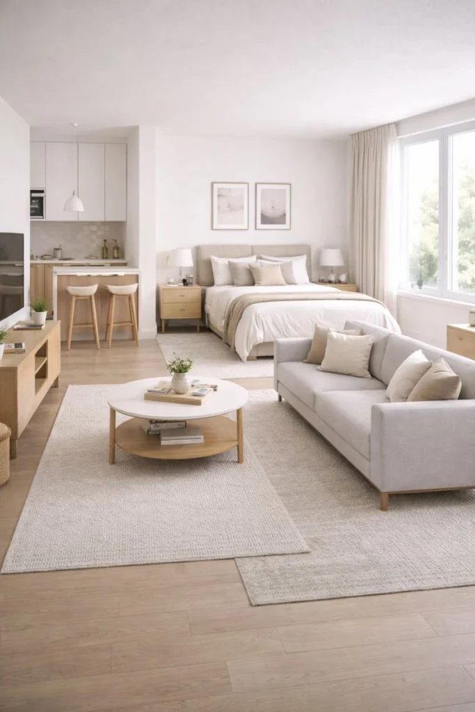 Use Area Rugs to Define Spaces