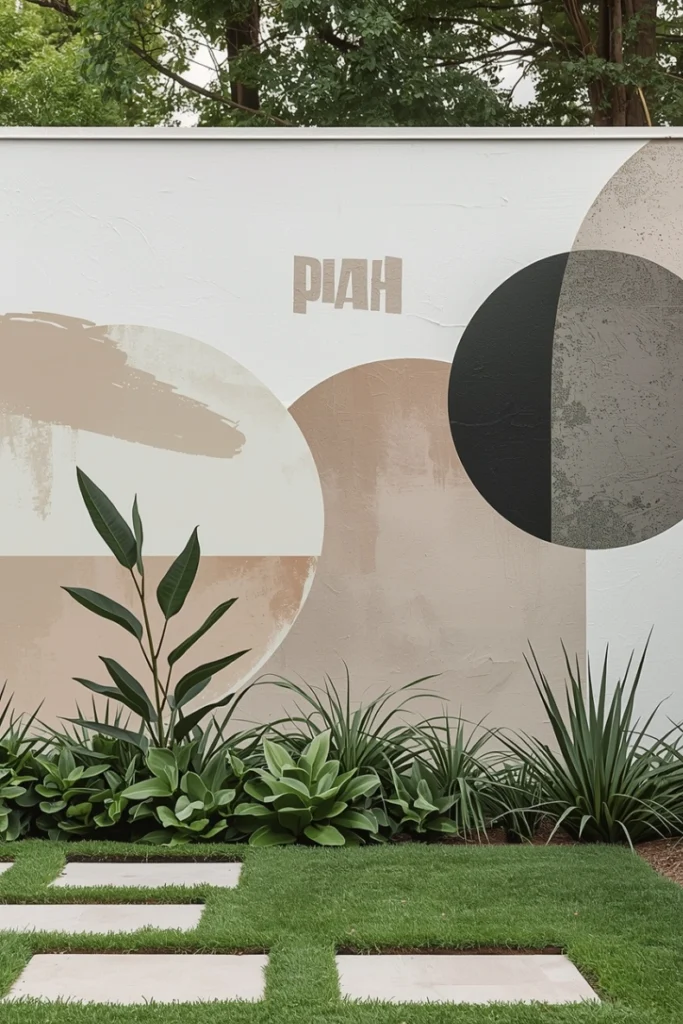 Abstract Artistic Garden Murals