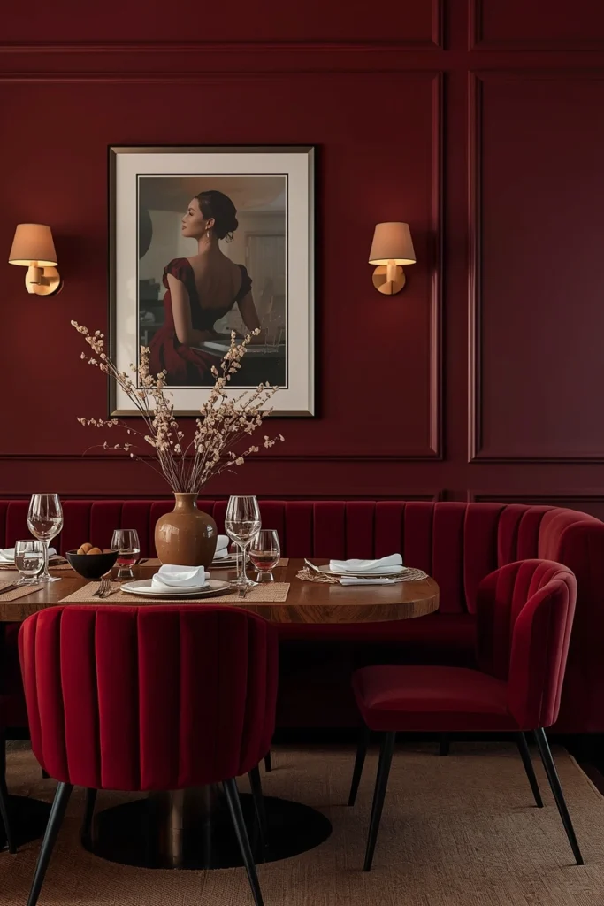 Burgundy and Wine Red Accents