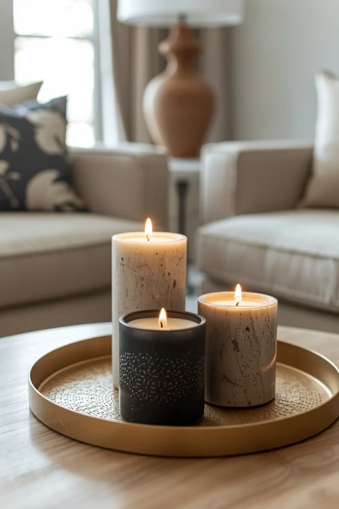 Candle Grouping with Varying Heights