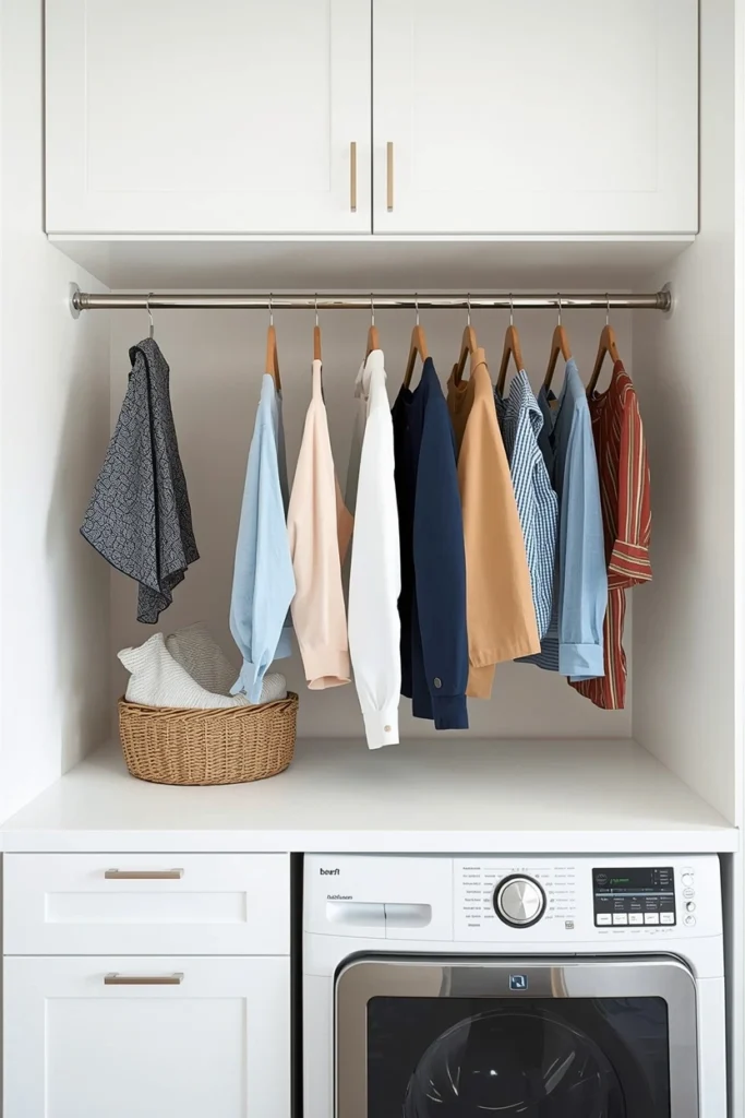 Install a Hanging Rod for Air-Drying and Steaming