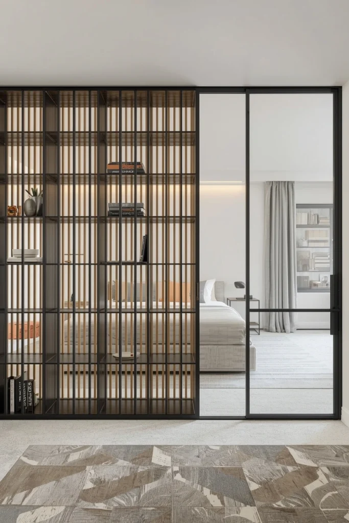 Layout with a Partial Room Divider