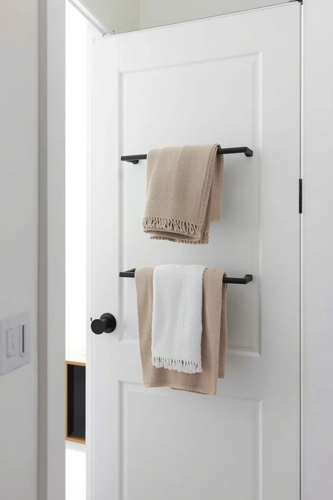 Over-the-Door Towel Racks for Smart Space Use
