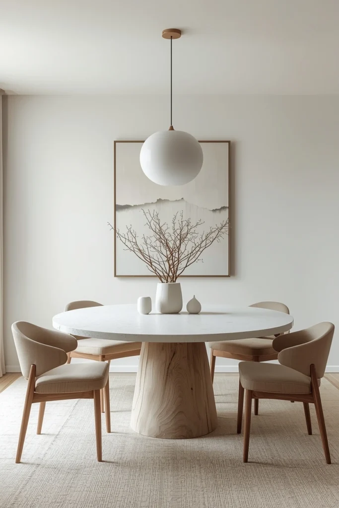 Rounded Dining Tables for Softer Gatherings