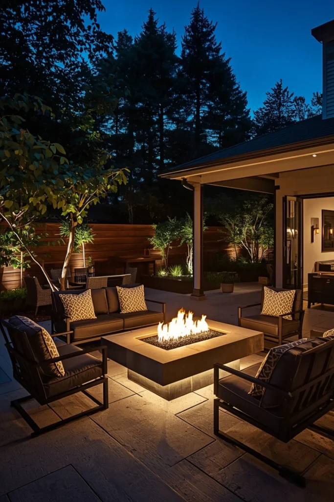 Cozy Fire Features as Focal Points