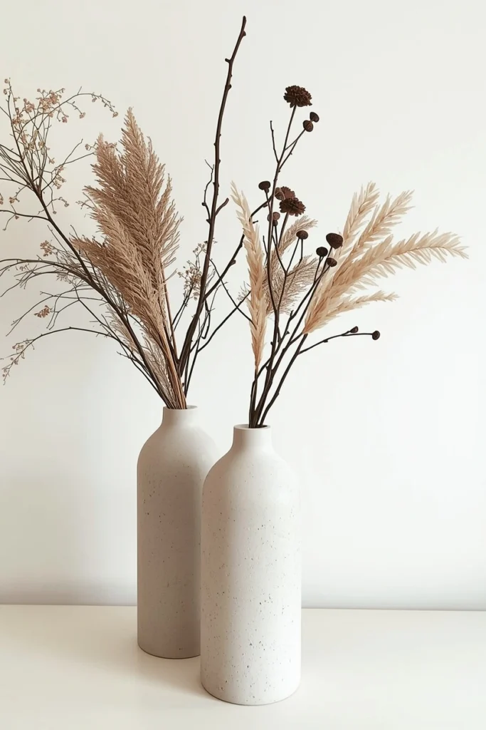 DIY Concrete Vases With Minimal Shapes