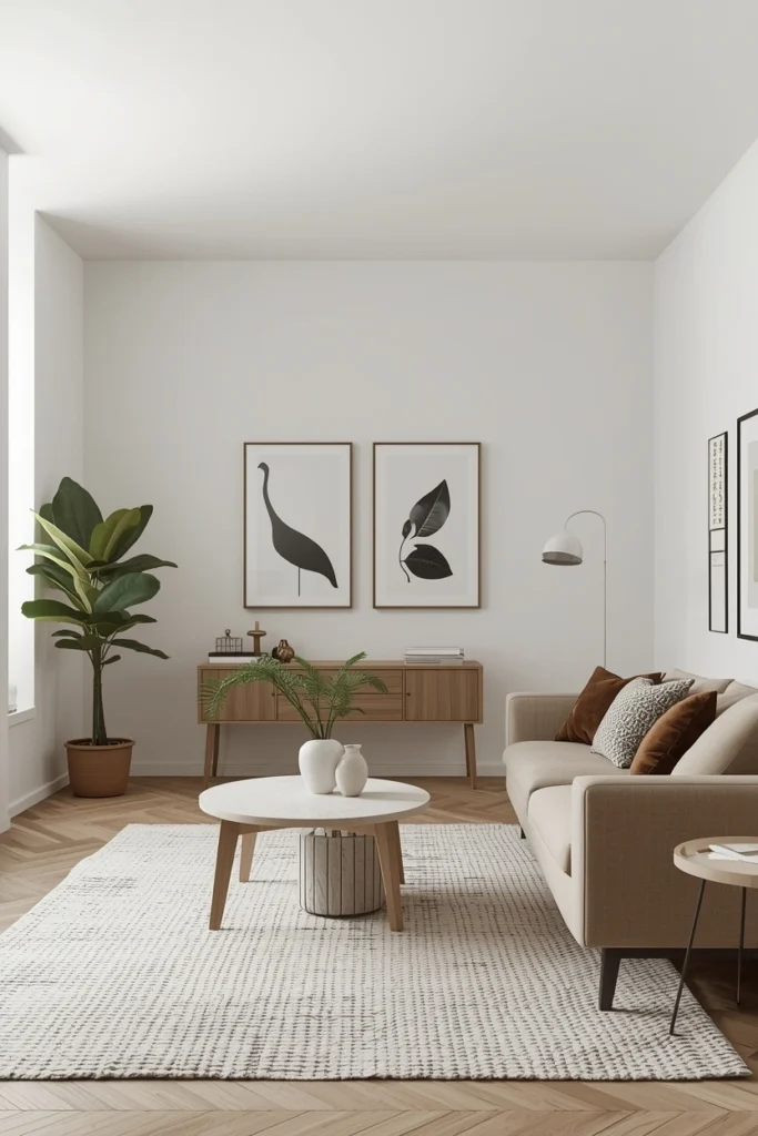 Minimalist Layout with Fewer Pieces