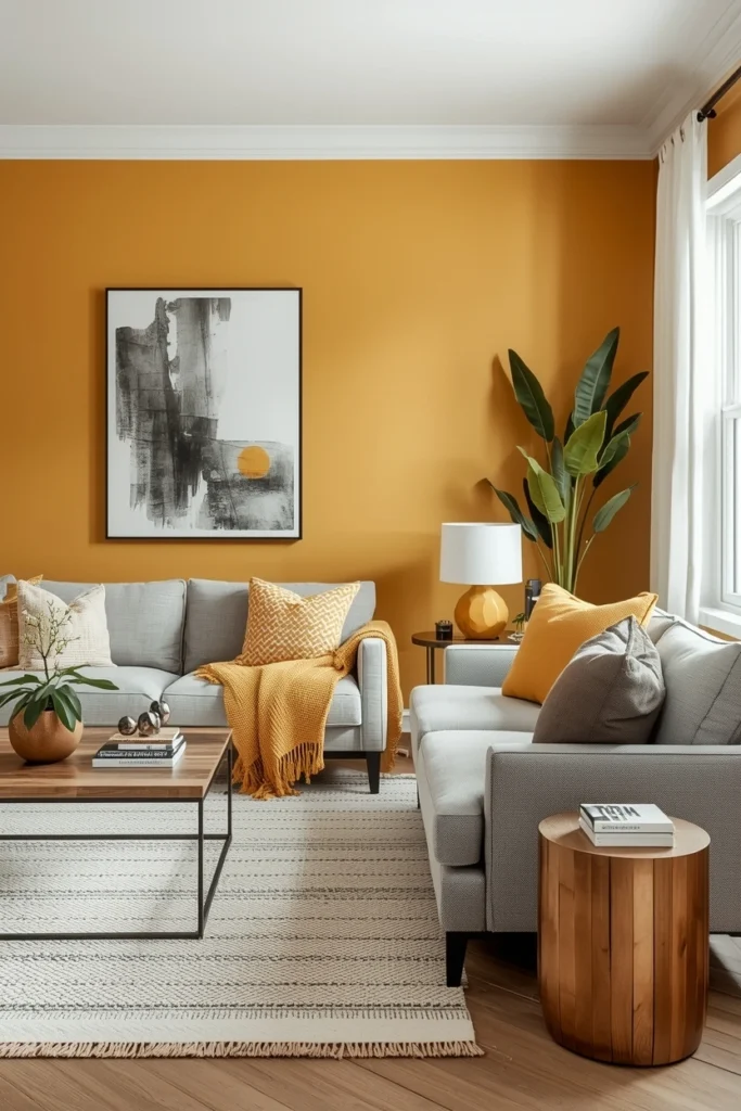 Mustard Yellow with Depth