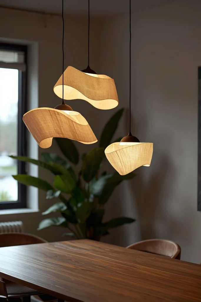 Organic Pendant Lights With Fluid Silhouettes