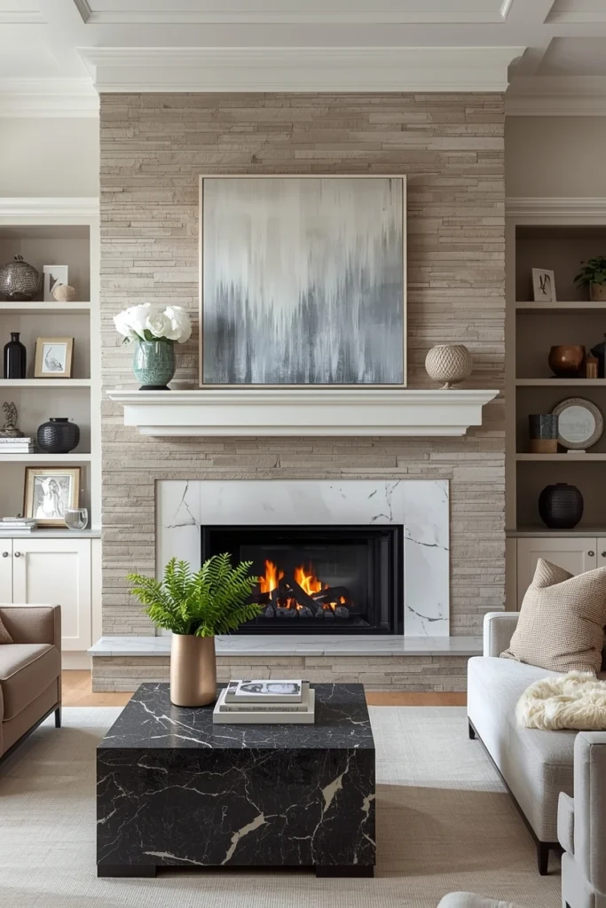 Stone Fireplace Surrounds