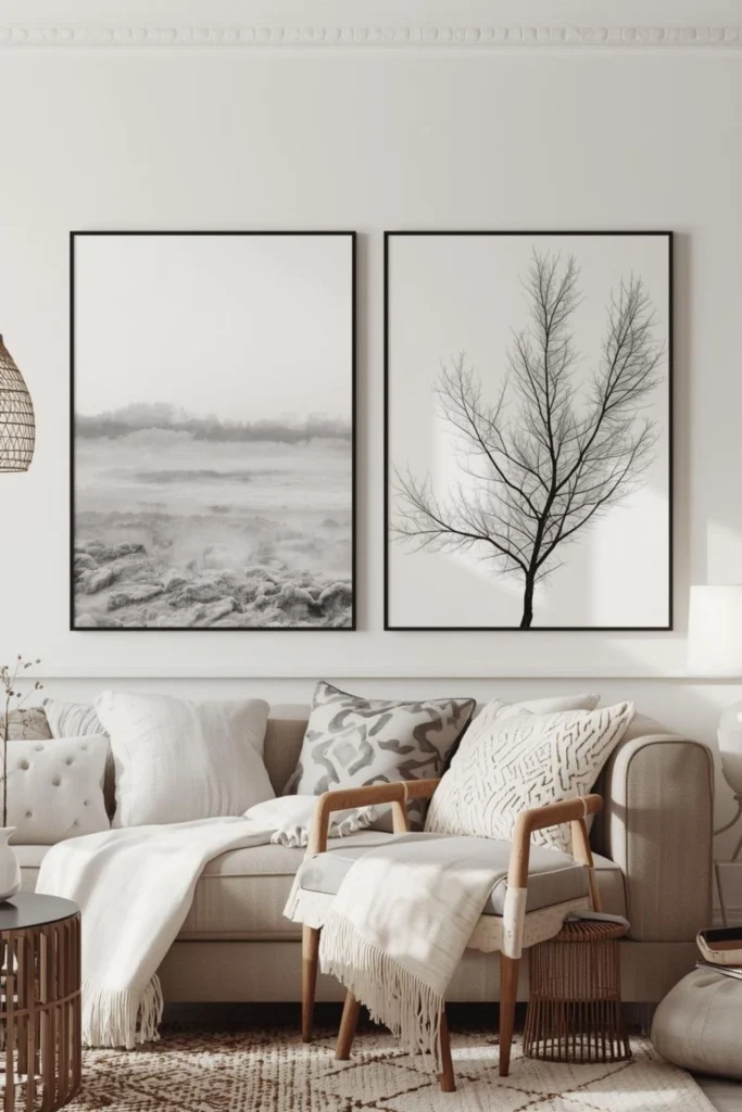 Add Winter-Inspired Wall Art