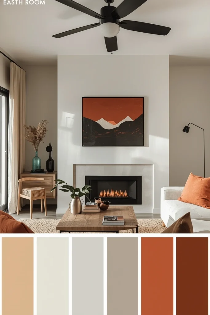 Earthy Terracotta and Soft Neutrals