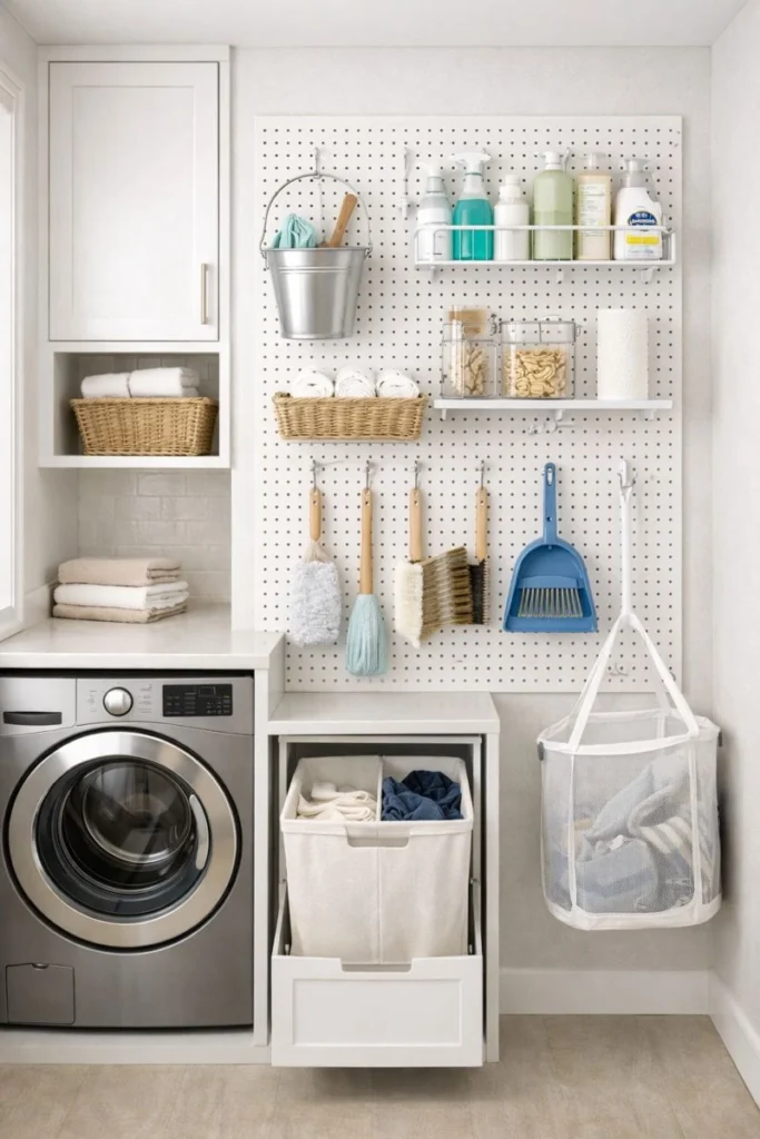 Pegboards for Flexible Storage