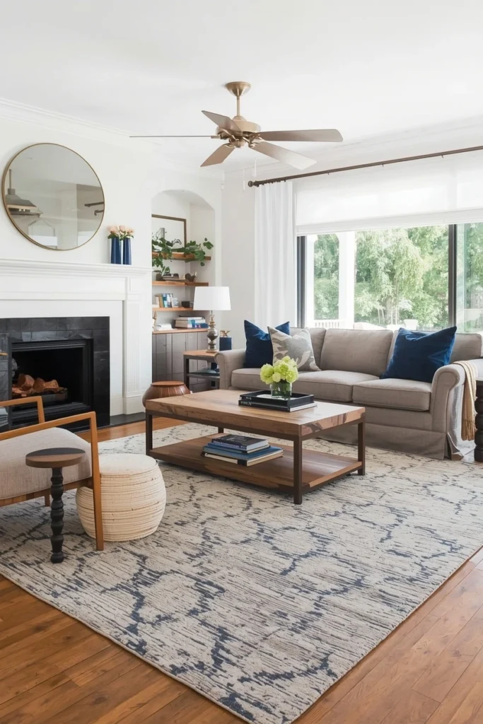 Statement Rugs as Design Anchors