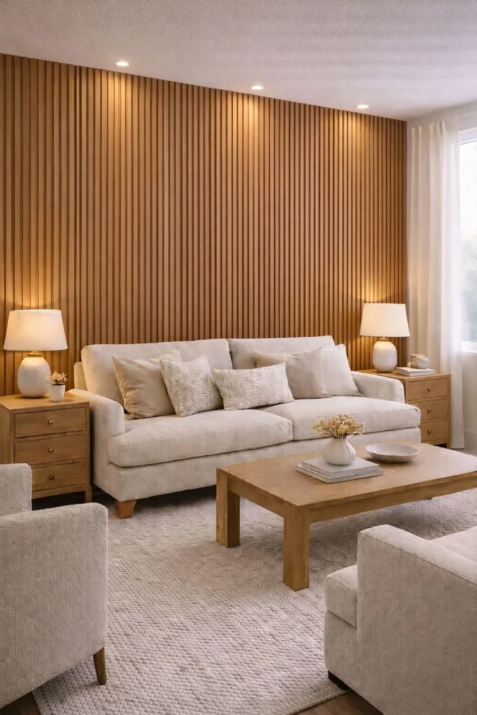 Wood Slat Accent Walls
