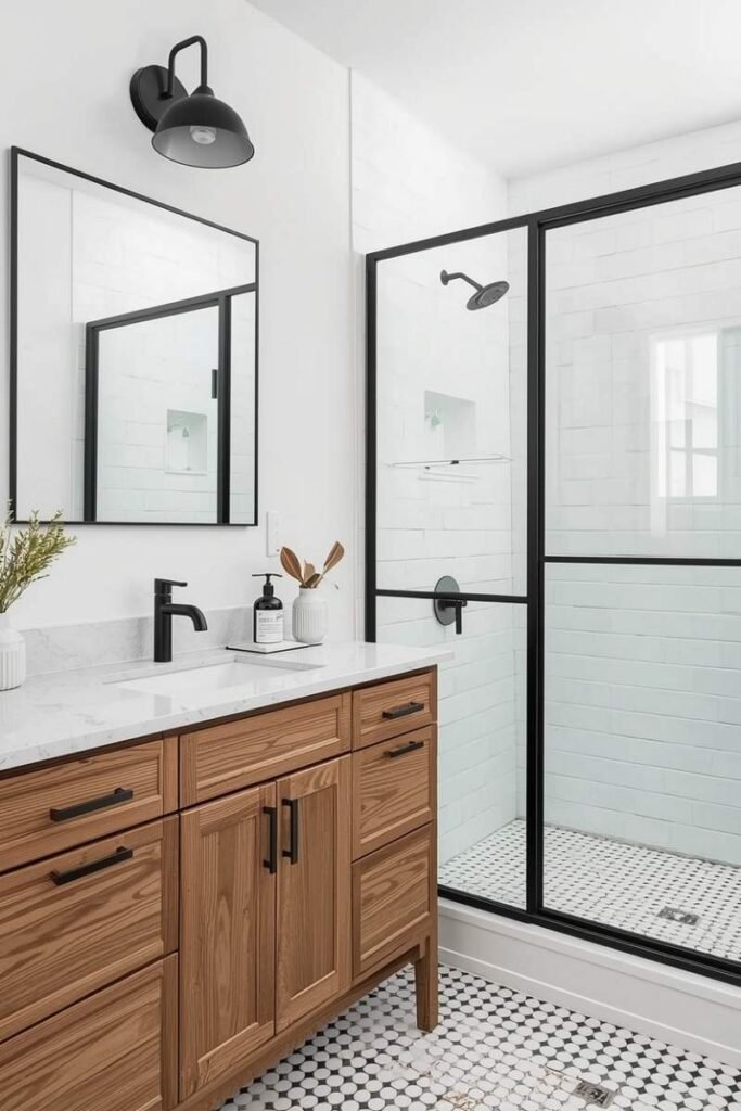 Black Fixtures for Modern Contrast