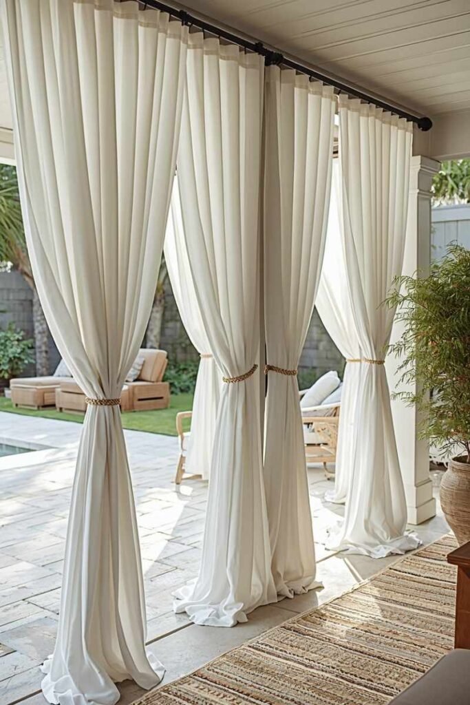 Budget-Friendly Outdoor Curtains