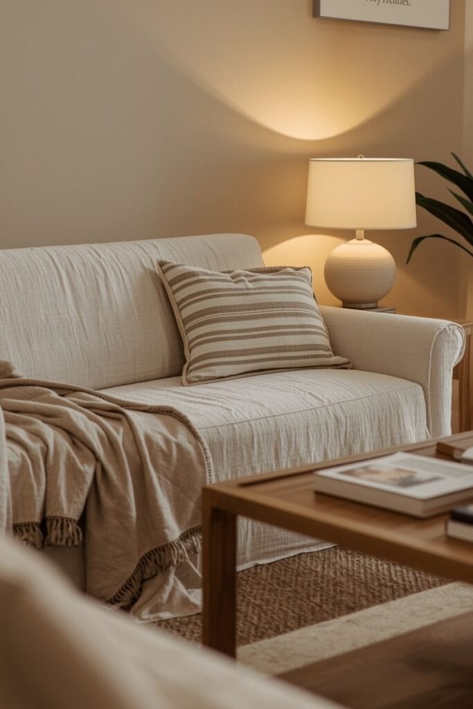 Choose Slipcovered Sofas in Neutrals